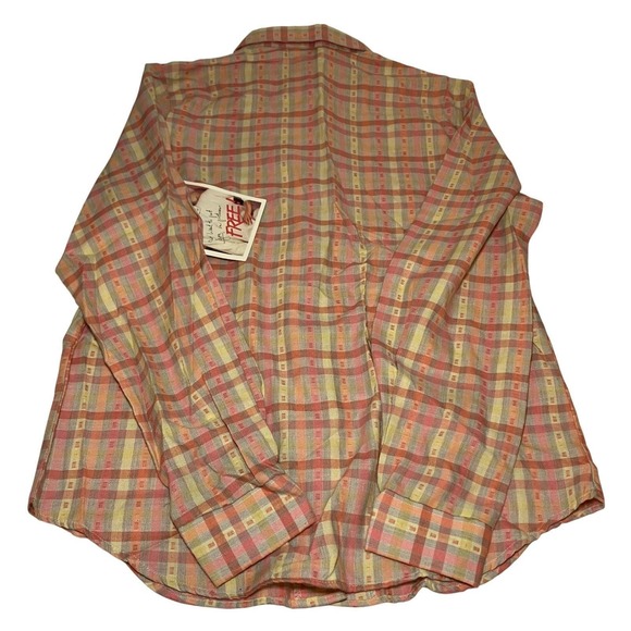 Rare NWT 1980s Deadstock Cheryl Tiegs Plaid Blouse Size 6 – Sears 1987 – USA - Picture 2 of 10